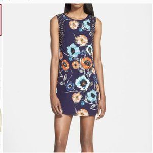 Haute Hippie Sexy Studded Floral Dress